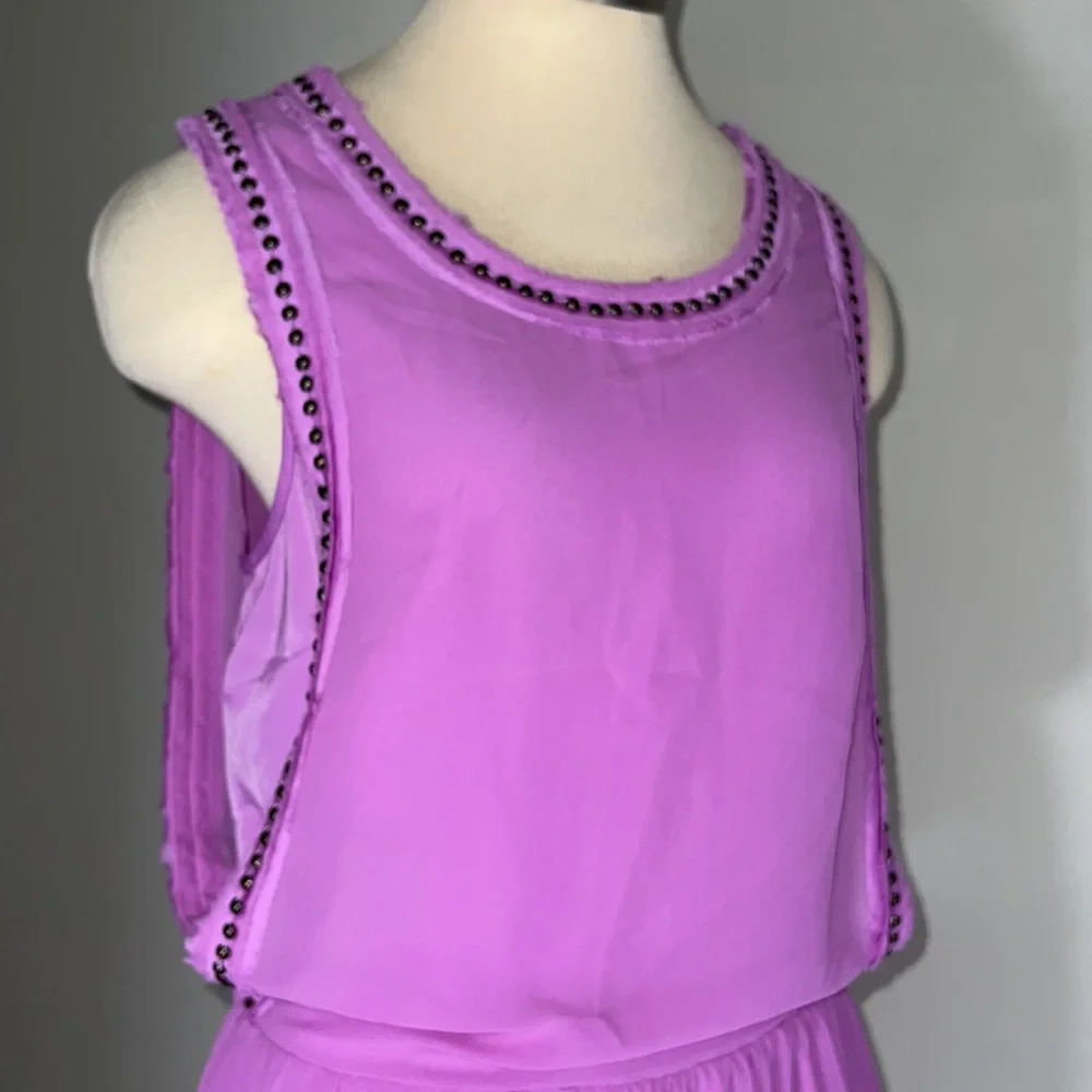 🎉HP🎉 Guess Lavender Blouson Dress Sz 6 - Picture 2 of 6